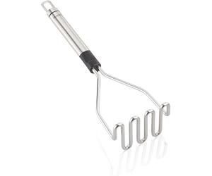 Leifheit Potato Masher ProLine, Strong Stainless Steel Masher, Easy to clean Ricer masher, Dishwasher safe, Silver and Black Table Server