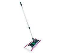 Leifheit Professional Flat Wiping/Mopping System, Large Floor Mop 50 cm wide, Steerable 360 deg Mop Head, Commercial Cleaning, Janitorial Range