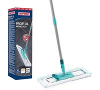 Profi XL Micro Fibre Mop, Deluxe 42 cm Large Flat Mop Head, Floor Mop, Sturdy 3 Part Handle, Easy Steering, Thick Micro Fibre for highlyEffective