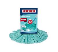 Leifheit Replacement Mop Head for Classic Mop, Viscose Plus Mop Head, Viscose, Washable at 60 degrees, Universal Screw Thread Connection to Handle, Turqoise