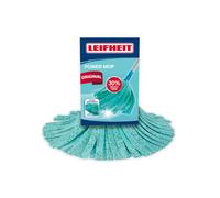 Leifheit Replacement Mop Head for Classic Mop, Viscose Plus Mop Head, Viscose, Washable at 60 degrees, Universal Screw Thread Connection to Handle, T