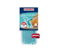 Leifheit Replacement Wiper Cover Clean Twist M Static Plus, Dusting Mop Head, Dust Attracting Cover for Floor Mop, 33 cm wide, Turquoise