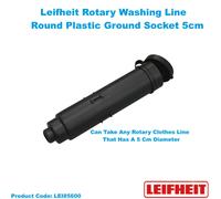 Leifheit Rotary Dryer Plastic Ground Socket 5cm 85600