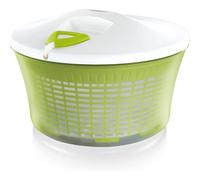Leifheit Salad Spinner 5.5L Large Cord Pull Bowl Colander Green White UK