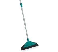 Leifheit Soft and Easy Foam Broom, Eliminates Stirring Up Dust When Sweeping, Broom, For Allergy Sufferers, Sweeping Width 34 cm and Extendable Telescopic Handle. Gentle Cleaning