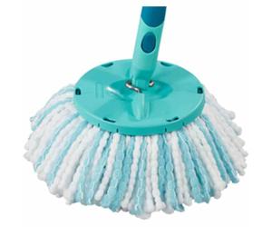 Leifheit Spare Cover " Twist Disc Mop " Change Attachment Mop Rag round White