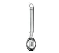 Leifheit Sterling Ice Cream Scoop and Cookie Scoop, Oval Handle to Allow the Ice cream Spoon to Sit Comfortably in Your Hand, With Practical Eyelet for Hanging