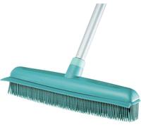 Leifheit Indoor/Outdoor Rubber Bristle Broom