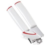 Leifheit Tin Opener ComfortLine Lifty, Can Opener, Plastic, White Red, 3132