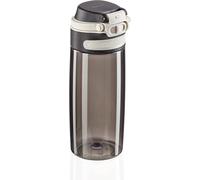 Leifheit Tritan Bottle Flip 550 ml, 100% Leak-Proof Sports Bottle, One Hand Opening, Lightweight and Shatterproof Water Bottle, Fruit Filter, Sustainable Water Bottle, BPA-Free, Black