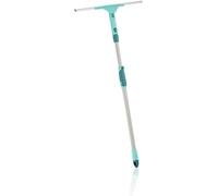 Leifheit Window Squeegee XL and Telescope Handle 200 cm, Window Wiping Set, Window Squeegee and Long Handle, Easy Window Cleaning, With Leifheit Click System Handle