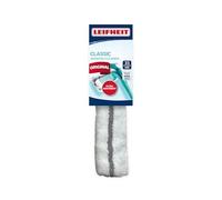Leifheit Window Wiper Replacement Pad Classic, Microfibre Wet & Dry | Microfibre cover removes stubborn dirt, streak-free cleaning, Velcro fastening, washable at 40°C, durable reusable pad