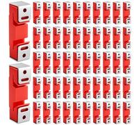 LEIFIDE 100 Pack Sound Isolation Clips Sound Proofing Mounting Blocking Clips Reduces Noisy Neighbors Soundproofing Resilient Channel for Home Office Apartment Recording Studio Walls and Ceilings