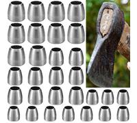 LEIFIDE 30 Pcs Conical Hammer Wedges Axe Handle Steel Wedge for Hatchet Repair