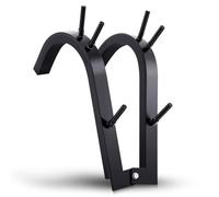 LEIFIDE Front Squat Harness Safety Squat Training Attachment Neck Weight Lifting Harness Zercher Squats Large Steel Front Belt, Capable 440 Lbs, Adjustable Fitness Equipment with Padded Shoulder Strap