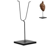 LEIFIDE Y Style Metal Mask Artifact Display Stand, Mask Holder for Displays Shows Exhibits, Statue Stand for Ushabtis, Pre Columbian, Egyptian, Roman, Greek Figures