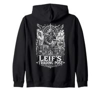 Leif's Trading Post Goods From Vinland To Kattegat Zip Hoodie