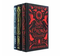 Leigh Bardugo 3 Books Collection Set Six of Crows,Crooked Kingdom,Shadow & Bone