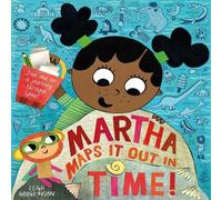 Leigh Hodgkinson Martha Maps It Out In Time Paperback Book in White Leigh Hodgkinson White