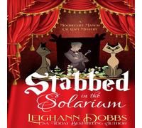 Leighann Dobbs Stabbed in the Solarium Paperback Book Leighann Dobbs Multicolor