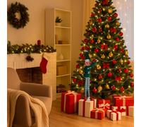 LEIGHT Elf Soft Vinyl Hat and Tag, The Smallest Foldable in the World (40 cm), Christmas Accessory for Kids and Girls (Red, Green, Pink - Green)