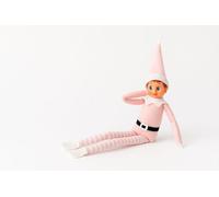 LEIGHT Soft Vinyl Elf with Hat and Tag, Smallest Foldable in the World, 40 cm Shelf, Christmas Accessory for Kids and Girls (Red, Green, Pink)
