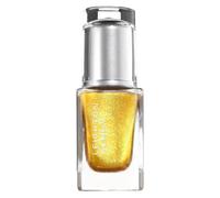 LEIGHTON DENNY Nail Polish - Crazy For You - 75% Plant-Based Nail Varnish - Vegan - 12ml, Lemon Glitter