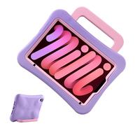 LeiJue Kids Case for 2021 iPad Mini 6, Light Weight Heavy Duty/Shockproof/Drop Proof with Handle/Kickstand, Child Friendly Protective Cover for iPad Mini 6th Gen 8.3inch (Purple Pink)
