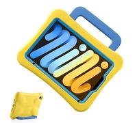 LeiJue Kids Case for iPad Mini 7 (A17 Pro) 2024 /iPad Mini6 2021, Light Weight Heavy Duty/Shockproof/Drop Proof with Handle/Kickstand, Child Friendly Cover for iPad Mini 7th/6th Gen 8.3inch (Yellow)