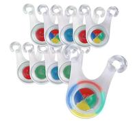 Leikar Camping Hanging Lamp, 10Pcs Waterproof LED Tent String Rope Guard Lights Mini Outdoor Camping Warning Safety Lamp