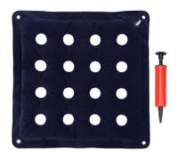 Leikedun 16-Hole Pressure Relief Air Cushion, Flocking Seat | Inflatable cushion with air pump,designed to relieve sitting pressure and improve posture,for wheelchair and office chair use