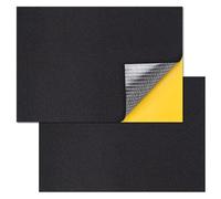 Leikedun 2 Pcs Black Canvas Repair Patch 8 X 5.5inch Self-Adhesive Fabric Repair Patches Waterproof Repair Patches for Car Seats Sofas Curtain Tents Furniture Awnings