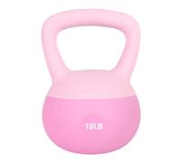 Leikefitness Soft Kettlebells,Sand Filled Weights for Women and Men,Color Coded Anti Slip Soft Kettlebells,Home workout (PINK, 18LB)