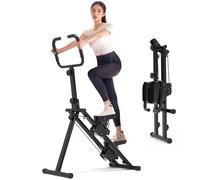 Leikefitness Stair Stepper for Home Gym,Vertical Climber Machine for Full-Body Workout,Foldable Cardio Stepper with Adjustable Handle and Treads for Women & Men