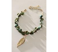 Leila Pendant Necklace at Free People in Fall Olive - female