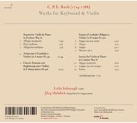 Leila Schayegh Jorg - C.P.E Bach Works for Keyboard and Violin - CD - F4z