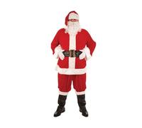 Leilaohu Santa Claus Costume for Men Santa Suit Adults Mens Deluxe Professional Christmas Clause Outfit Xmas Cosplay Santa Suit Men Costume Santa 7p,m