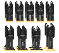 LEILUO 20Pcs Titanium Multitool Blades, Oscillating Saw Blades Set