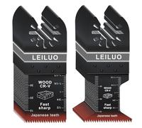 LEILUO 50Pcs Multi Tool Blades Wood, Japanese Teeth Multitool Blades