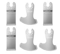 LEILUO 6 Pcs Diamond Multi Tool Blades, Multitool Blades Grout Removal | Oscillating saw blade set, tile grout remover 2.0 mm, cement mortar tile gap, compatible with DeWalt Makita Einhell & More