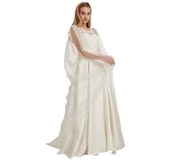 Leimandy Bridal Shoulder Cape Veil Tulle Church Chapel Wedding Veil, Ivory, One Size