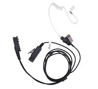 LEIMAXTE XPR 3500e XPR 3300e Earpiece for Motorola Radio XPR3500 XPR3000 XPR3300 with Mic PTT XPR 3300 3500 3300e 3500e Walkie Talkie Headset Security Acoustic Tube Surveillance Headphone (1 PCS)