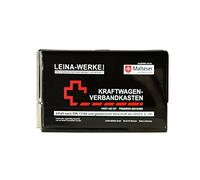 Leina 10058 Motor Vehicle First Aid Kit Star II, Black/White/Red
