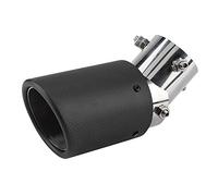 Leinggg hzt839 Exhaust Tips Muffler - Carbon Fiber Car Exhaust Tail End Pipe, Universal Rear Car Exhaust Muffler Pipe End Tip, Inlet 63mm(2.5 inch) Outlet 89mm(3.5 inch)