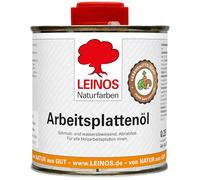 LEINOS 280 Worktop Oil for Indoor Use 0.25 Tin Natural Oil for Waterproofing Kitchen Worktops, Furniture Surfaces and Children's Toys Made of Wood, Especially for the Kitchen Area, Solvent-Free