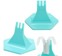 Leinuosen 2 Pcs Zipper Jig Tool for Zipper Pulls 4 Size #3#5#7#8 Handy Zip Fastener Jig Installing Tool Zip Sliders for Pants Dresses Jackets (Blue)