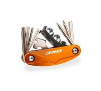 LEIOSHOP MotorcycleMultiTool Kit Portable Maintenance Tool para NSS350 NSS750 Juego De Destornilladores Multifuncionales 16 En 1 para Reparación Motocicletas(350 Orange)