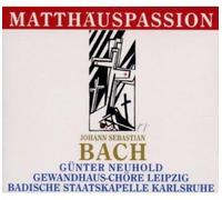 BACH,JOHANNE SEBASTIEN St Matthews Passion BWV 244 (CD)
