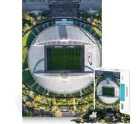 Leipzig Saxony Stadium Jigsaw Puzzles 1000 Pieces Tension Relief Clear Hue Enjoyable Challenge Xmas Surprise (38x26cm)
