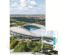 Leipzig Stadium Jigsaw Puzzle for Teenagers 1000 Pieces Strong Memory Calm Daily Joyful Challenge Xmas Gift (38x26cm)